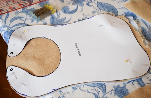 How to sew a baby bib with your own hands