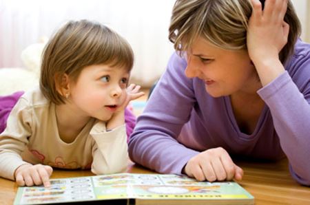 Development of speech at home