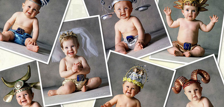 Choose a name for the boy and girl on the zodiac sign
