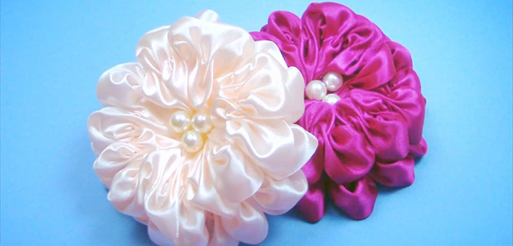 How to make a bow of satin ribbon with your own hands