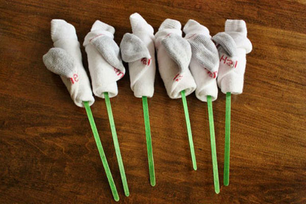 How to make a bouquet of socks for men