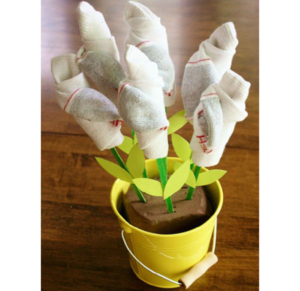 How to make a bouquet of socks for men