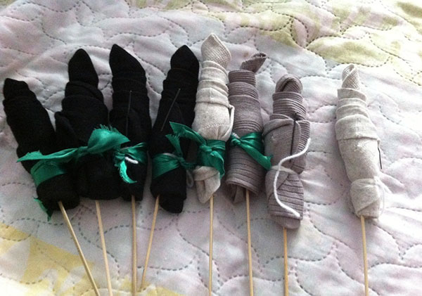 How to make a bouquet of socks for men