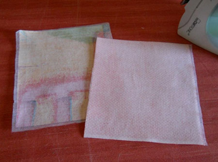 Seal with glued fleece cover parts