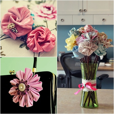 Satin flowers with your own hands