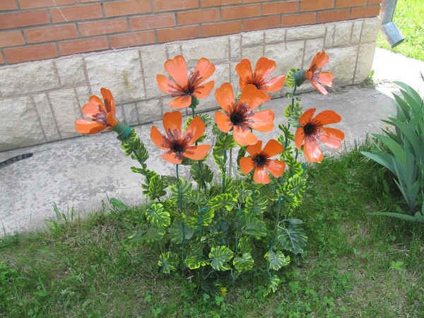 Flowers from plastic bottles: a master class for making plastic crafts with their own hands