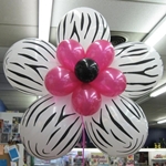 Flowers from balls by own hands