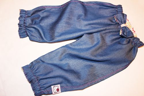 Jeans for girls, step by step master class. Summer jeans for girls with their own hands