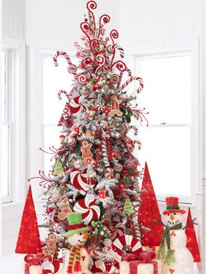 Christmas tree of sweets