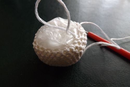 Knitted Panda Toy with Your Own Hands