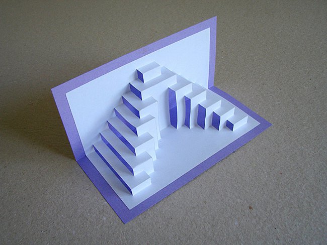 How to make kirigami postcards?