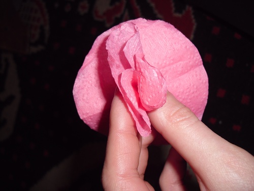 Carnations of colored paper with their own hands on May 9