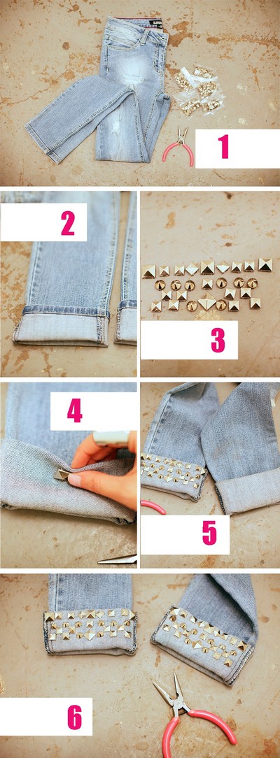 How to make jeans from shorts