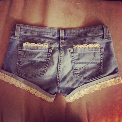How to make jeans from shorts