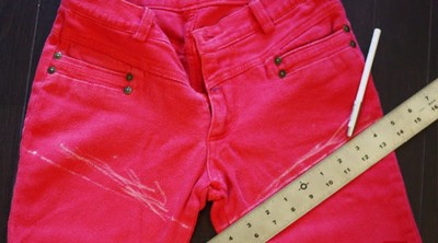 How to make jeans from shorts