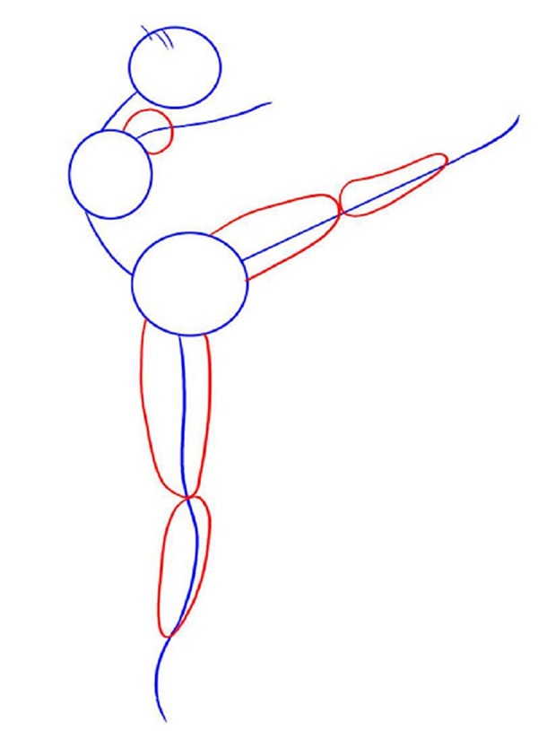 How to draw a ballerina easily and simply