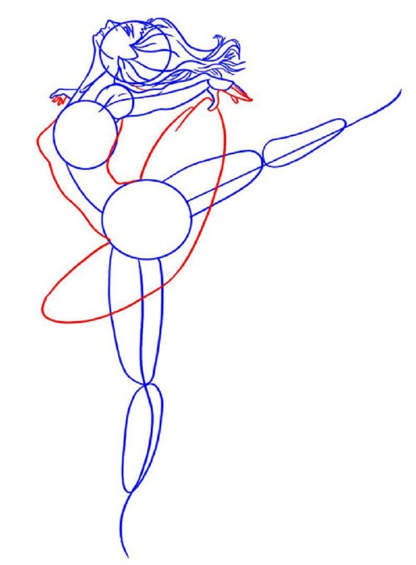 How to draw a ballerina easily and simply