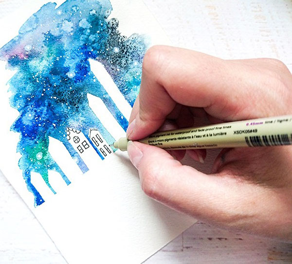 How to draw a space