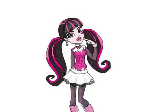 How to draw Claudine Woolf from the "Monster High"?