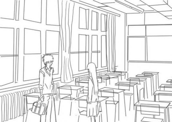 How to draw a school, teachers