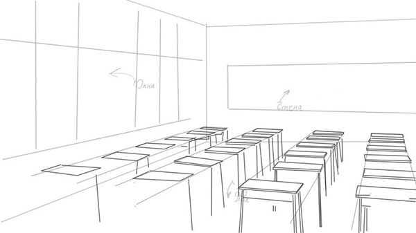 How to draw a school, teachers