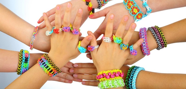 Beautiful and original bracelets made of rubber bands, video and photo lessons