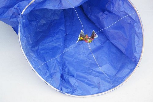 How to make a paper lantern for the new year