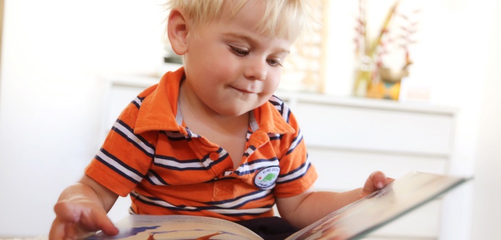 Bright and cognitive book-baby