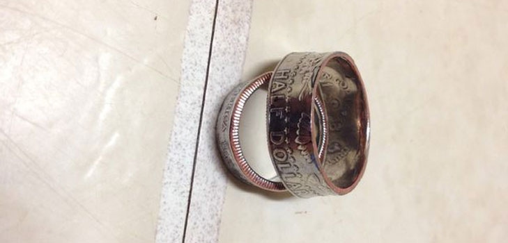  How to make a ring from a coin