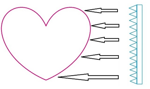 How to make a box in the shape of a heart