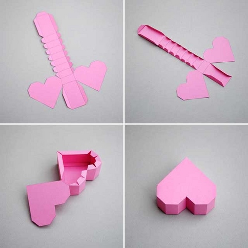 How to make a box in the shape of a heart
