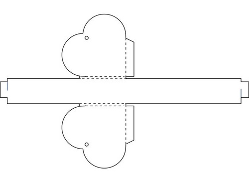 How to make a box in the shape of a heart