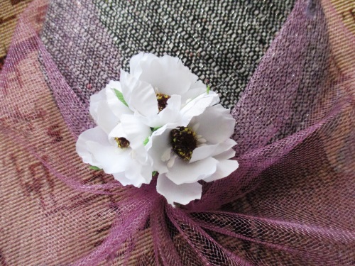Capsule with a veil