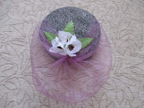 How to make a small female hat, master class. Hat-tablet with a veil by one's own hands, step-by-step photos, video