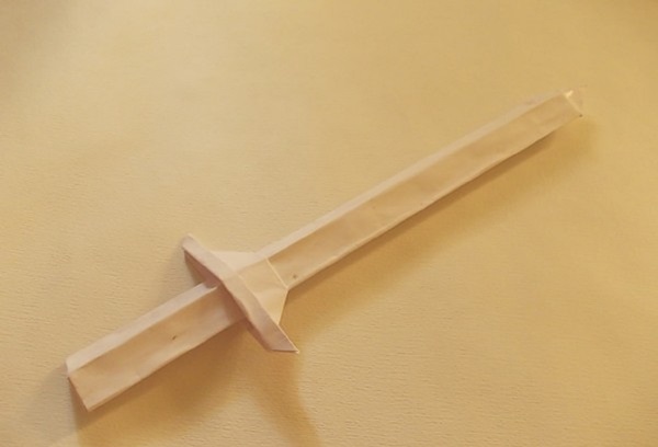 How to make a sword from paper with your own hands