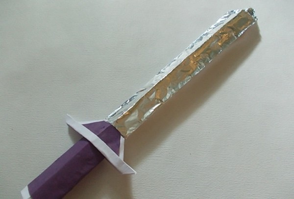 How to make a sword from paper with your own hands