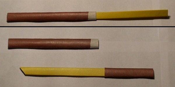 How to make a sword from paper with your own hands
