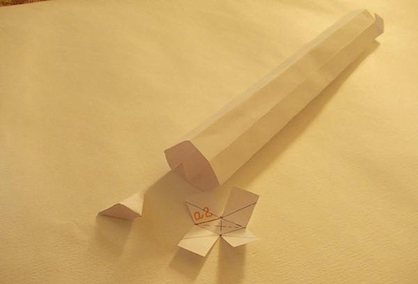 How to make a sword from paper with your own hands