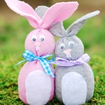 How to make a soft toy - a hare from a sock
