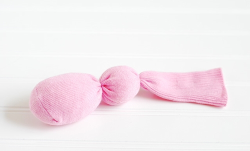 How to make a soft toy - a hare from a sock