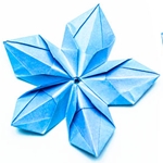 How to make an origami flower with your own hands