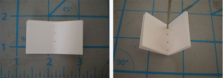  Mark with a pencil in the ruler