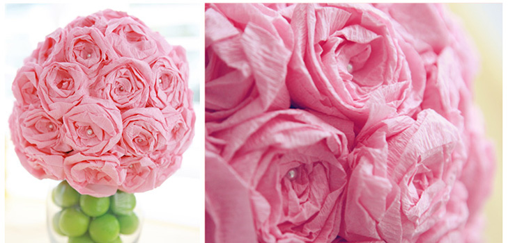 Rose from a napkin with your own hands