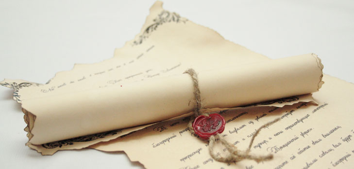 How to make old paper: simple ways