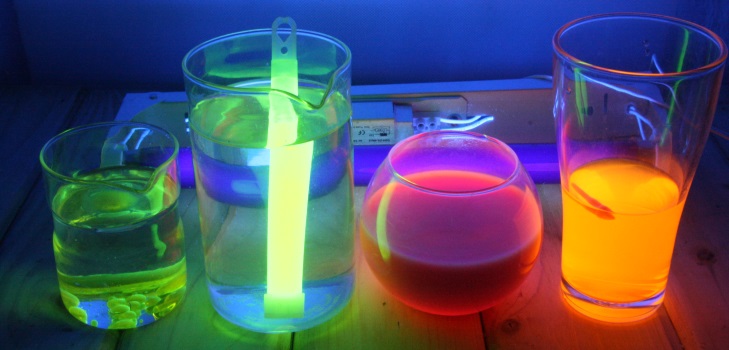 Luminous liquid at home