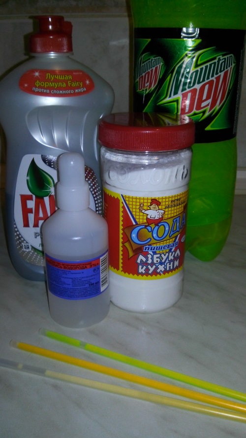 Luminous liquid at home