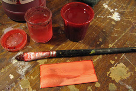 Prepare a copper part