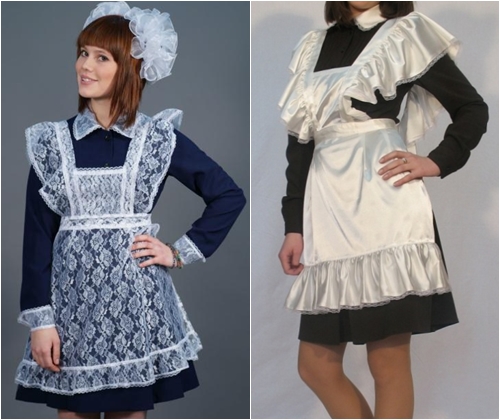 How to sew an apron on the last bell