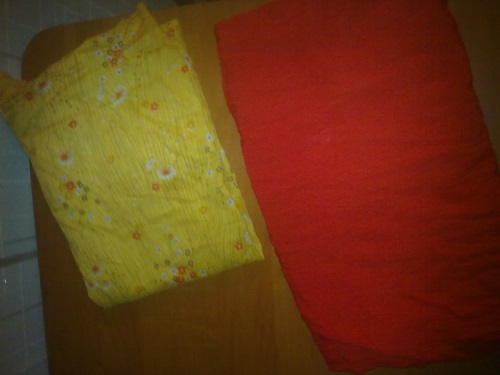 Pillow-letter with own hands