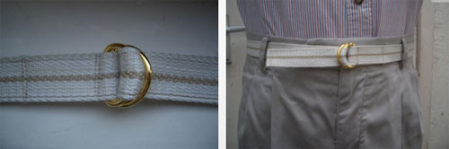 How to sew a belt with a hidden pocket